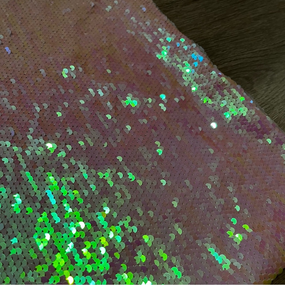 Multicolor Sequin Racerback Tank Top L - Picture 9 of 12